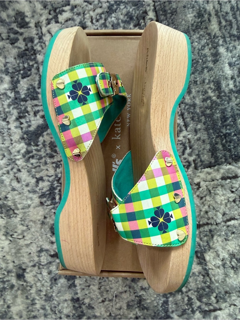 Kate Spade x Dr. Scholls Plaid Sandals - Picture 3 of 6